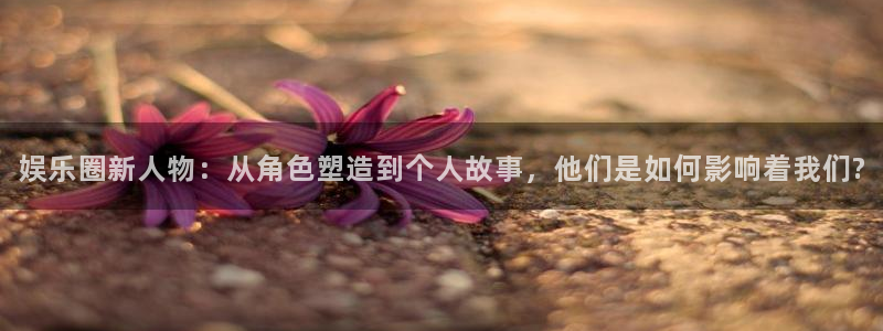 百达娱乐：娱乐圈新人物：从角色塑造到个人故事，他们是如何影响着我们?